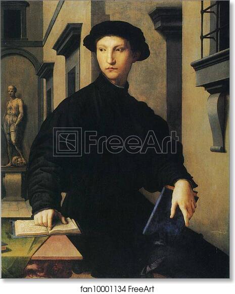 Free art print of Portrait of Ugolino Martelli by Agnolo Bronzino