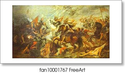Free art print of Henry IV at the Battle of Ivry by Peter Paul Rubens