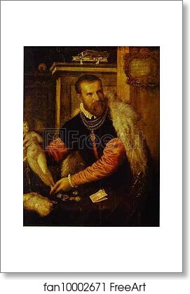 Free art print of Portrait of Jacopo de Strada by Titian
