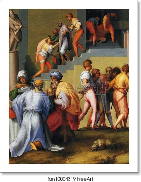 Free art print of The Punishment of the Baker by Jacopo Carrucci, Known As Pontormo Free art print of The Punishment of the Baker by Jacopo Carrucci, Known As Pontormo