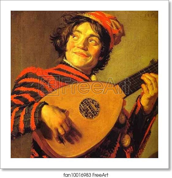 Free art print of Jester with a Lute by Frans Hals Free art print of Jester with a Lute by Frans Hals
