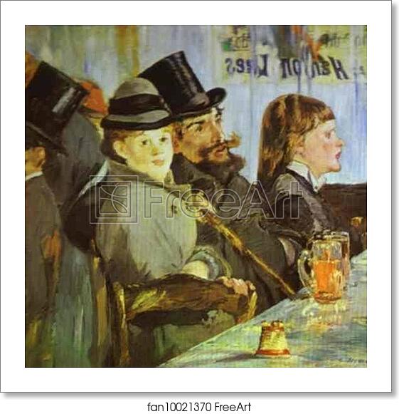Free art print of At the Café by Edouard Manet Free art print of At the Café by Edouard Manet