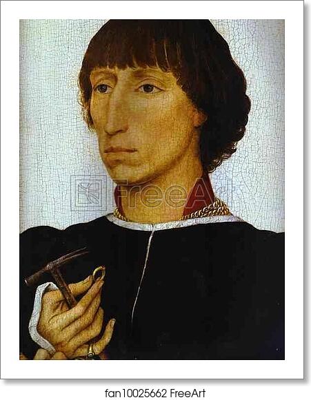 Free art print of Portrait of Francesco d'Este by Rogier Van Der Weyden