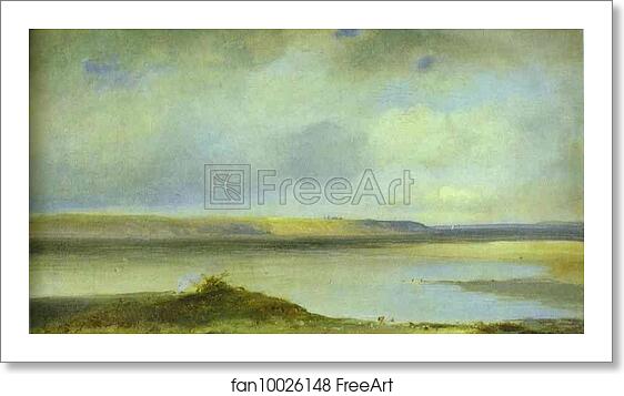 Free art print of The Volga River. Vistas by Alexey Savrasov Free art print of The Volga River. Vistas by Alexey Savrasov
