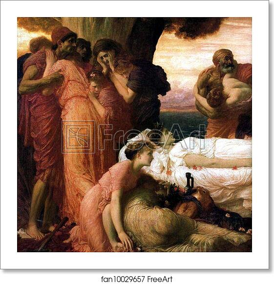 Free art print of Hercules Wrestling with Death for the Body of Alcestis. Detail by Frederick Leighton Free art print of Hercules Wrestling with Death for the Body of Alcestis. Detail by Frederick Leighton