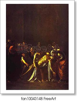 Free art print of The Raising of Lazarus by Caravaggio Free art print of The Raising of Lazarus by Caravaggio