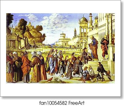 Free art print of The Ordination of St. Stephen as Deacon by Vittore Carpaccio