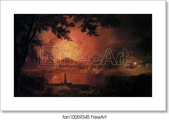 Free art print of Vesuvius in Eruption by Joseph Wright Of Derby Free art print of Vesuvius in Eruption by Joseph Wright Of Derby