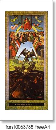 Free art print of The Last Judgement by Petrus Christus