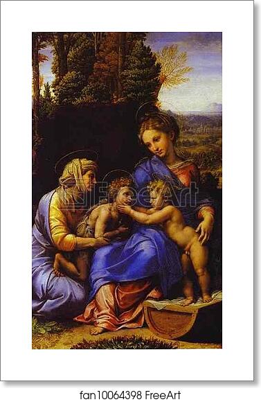 Free art print of The Holy Family, known as Little Holy Family by Raphael Free art print of The Holy Family, known as Little Holy Family by Raphael