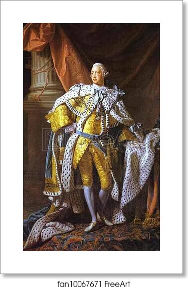Free art print of Portrait of George III by Allan Ramsay Free art print of Portrait of George III by Allan Ramsay