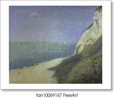 Free art print of Les Bas-Butin, Honfleur by Georges Seurat Free art print of Les Bas-Butin, Honfleur by Georges Seurat