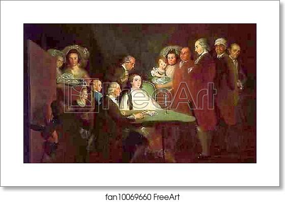 Free art print of The Family of the Infante Don Luis de Borbón by Francisco De Goya Y Lucientes