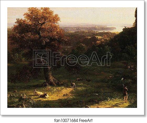 Free art print of The Present. Detail by Thomas Cole Free art print of The Present. Detail by Thomas Cole