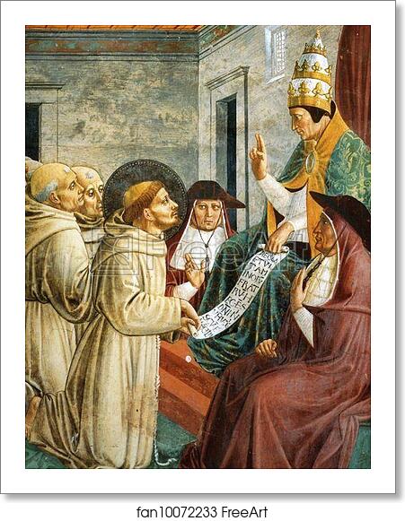 Free art print of Dream of Innocent III and the Confirmation of the Rule by Benozzo Gozzoli Free art print of Dream of Innocent III and the Confirmation of the Rule by Benozzo Gozzoli