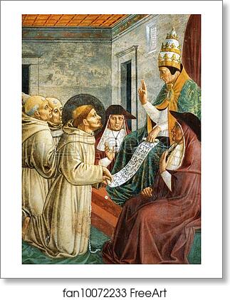 Free art print of Dream of Innocent III and the Confirmation of the Rule by Benozzo Gozzoli