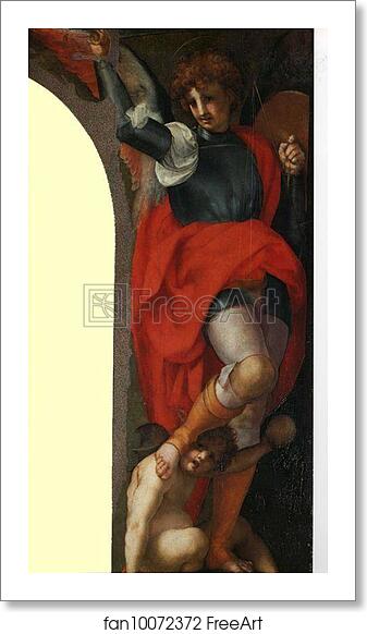 Free art print of St. John the Evangelist and St. Michael the Archangel. Detail by Jacopo Carrucci, Known As Pontormo Free art print of St. John the Evangelist and St. Michael the Archangel. Detail by Jacopo Carrucci, Known As Pontormo