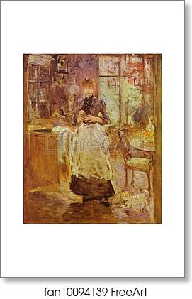 Free art print of In the Dining Room by Berthe Morisot