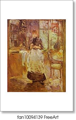 Free art print of In the Dining Room by Berthe Morisot Free art print of In the Dining Room by Berthe Morisot