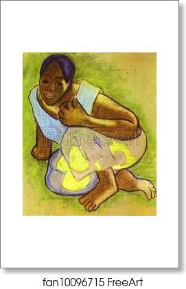 Free art print of Study for "When Will You Marry?" by Paul Gauguin