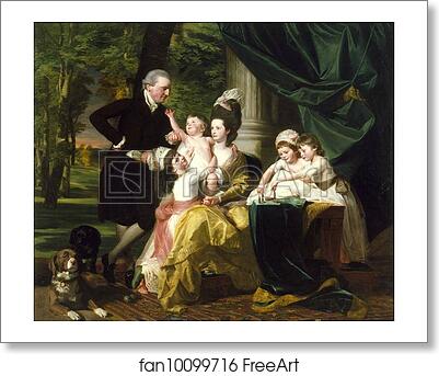 Free art print of Sir William Pepperrell and His Family by John Singleton Copley