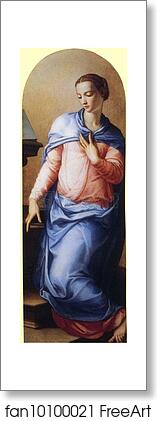 Free art print of Annunciation (right panel) by Agnolo Bronzino Free art print of Annunciation (right panel) by Agnolo Bronzino
