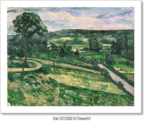 Free art print of The Tree by the Bend by Paul Cézanne Free art print of The Tree by the Bend by Paul Cézanne