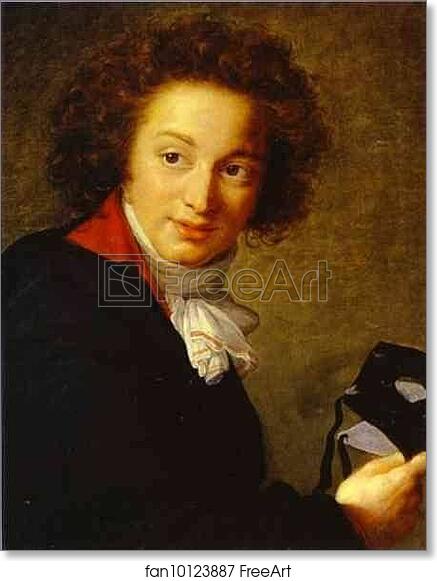 Free art print of Count Grigory Ivanovich Tchernyshov Holding a Mask by Louise-Elisabeth Vigée-Lebrun