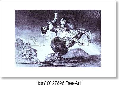 Free art print of Disparate 10: Disparate Desenfrenado (Unbridled Foolishness) by Francisco De Goya Y Lucientes