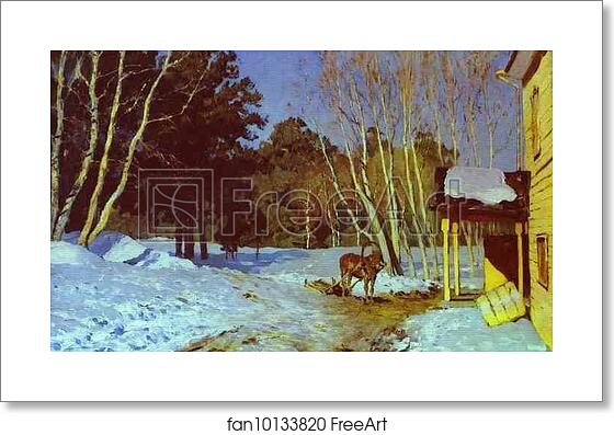 Free art print of March by Isaac Levitan Free art print of March by Isaac Levitan