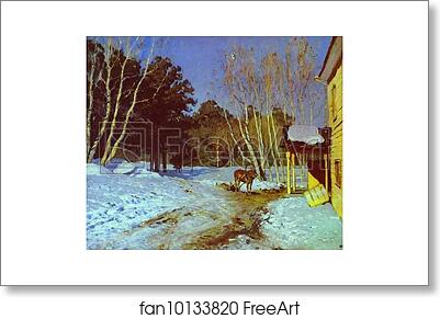 Free art print of March by Isaac Levitan