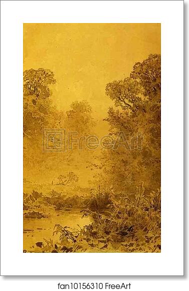 Free art print of Swamp in a Forest. Mist by Feodor Vasilyev Free art print of Swamp in a Forest. Mist by Feodor Vasilyev
