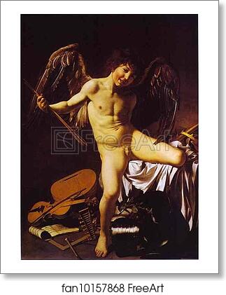 Free art print of Cupid by Caravaggio