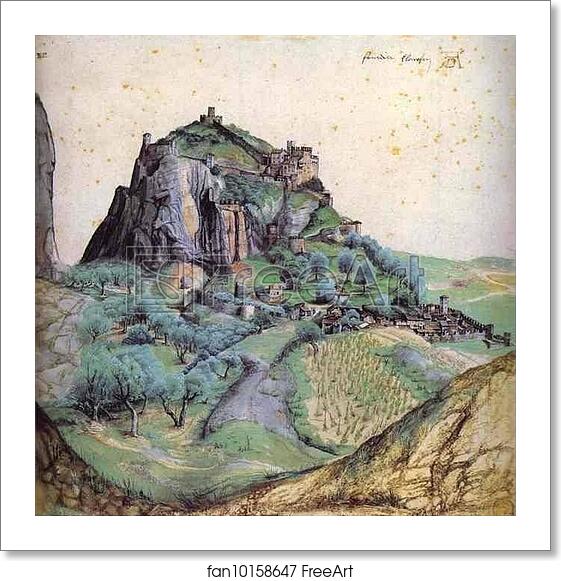 Free art print of View of Arco by Albrecht Dürer Free art print of View of Arco by Albrecht Dürer