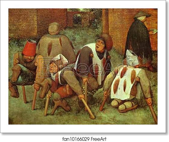 Free art print of The Cripples by Pieter Bruegel The Elder Free art print of The Cripples by Pieter Bruegel The Elder