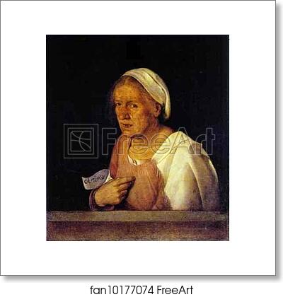 Free art print of La Vecchia by Giorgione