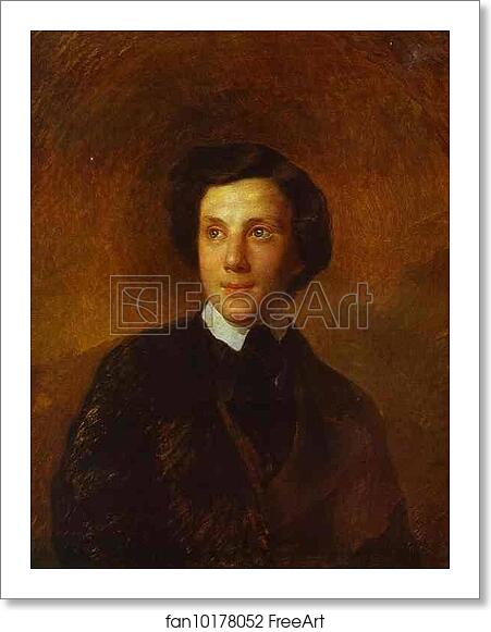 Free art print of Portrait of A. A. Abaz by Karl Brulloff Free art print of Portrait of A. A. Abaz by Karl Brulloff
