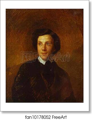 Free art print of Portrait of A. A. Abaz by Karl Brulloff