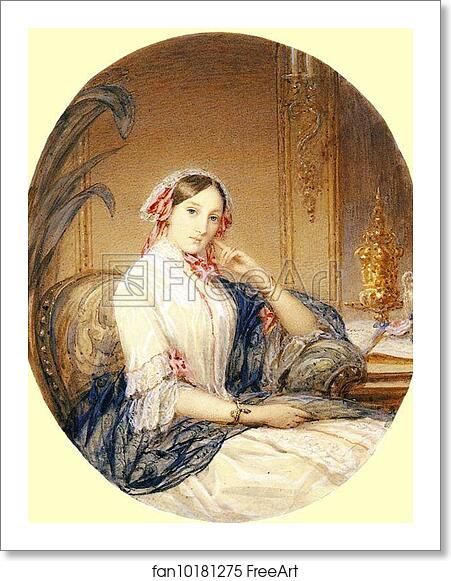 Free art print of Portrait of Grand Duchess Maria Nikolaevna by Christina Robertson