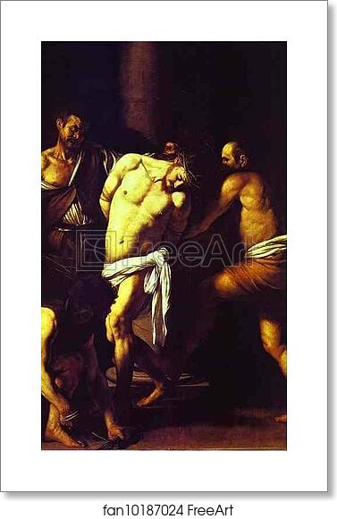 Free art print of The Flagellation of Christ by Caravaggio