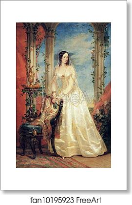 Free art print of Portrait of Princess Zinaida Yusupova by Christina Robertson