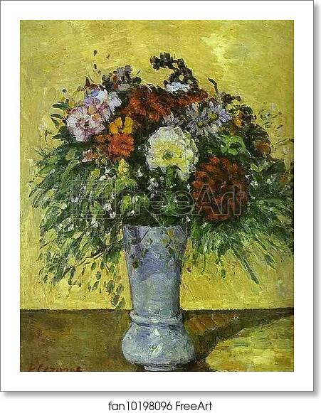 Free art print of Flowers in a Blue Vase by Paul Cézanne Free art print of Flowers in a Blue Vase by Paul Cézanne