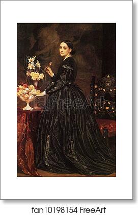 Free art print of Mrs James Guthrie by Frederick Leighton