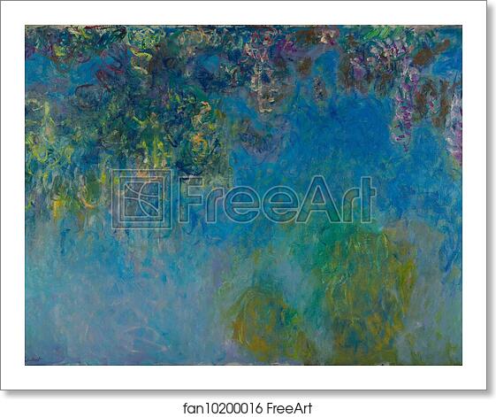 Free art print of Wisteria by Claude Monet
