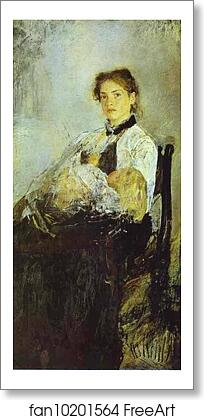 Free art print of Portrait of Nadezhda Derviz with Her Child by Valentin Serov Free art print of Portrait of Nadezhda Derviz with Her Child by Valentin Serov