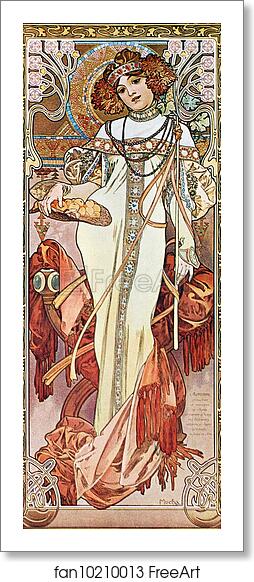 Free art print of Autumn by Alphonse Mucha Free art print of Autumn by Alphonse Mucha