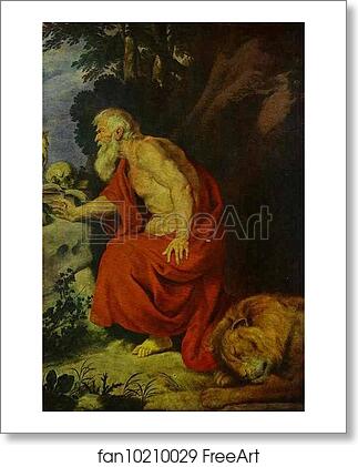 Free art print of St. Jerome by Sir Anthony Van Dyck