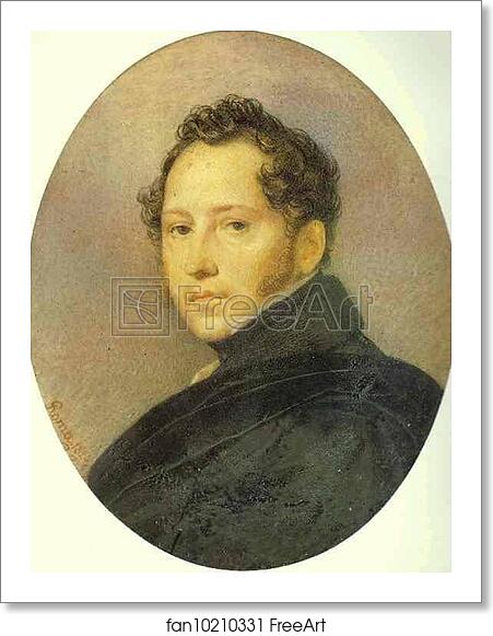 Free art print of Portrait of the Artist Sylvester Shchedrin by Karl Brulloff Free art print of Portrait of the Artist Sylvester Shchedrin by Karl Brulloff