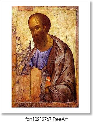 Free art print of Apostle Paul by Andrei Rublev