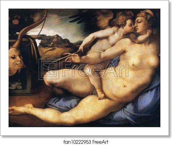 Free art print of Venus and Cupid by Jacopo Carrucci, Known As Pontormo Free art print of Venus and Cupid by Jacopo Carrucci, Known As Pontormo